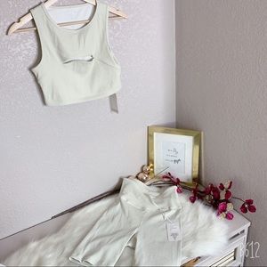 🆕 Year of Ours V Waist Bike Short + Bra Set • M